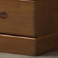 Rubberwood Accent Chest with1 - Door and Drawer, Bar Pulls Chest Clearhalo 'Cabinets & Chests' 'cabinets_chests' 'furn' 'furn_cabinets_chests' 'Furniture' 'Living Room Furniture' 1200x1200_3fac777d-8219-4ac5-8aa5-d0450106ecfb