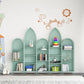 Modern Style Bookshelf Standard Closed Back Bookshelf for Home