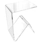 Plastic Abstract End Table Rectangular Corner Table for Living Room