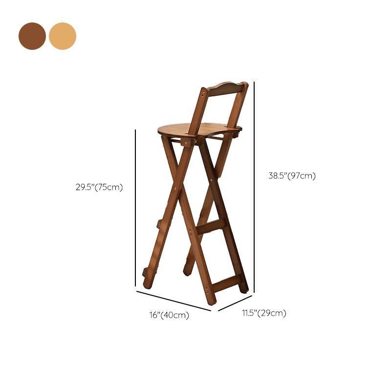 Sgabello in legno in stile moderno con bancone e sgabello da bar per soggiorno
