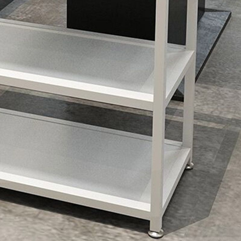 Moderne open opslagbereidingstafel rechthoekige eetkamer voorbereidende tafel