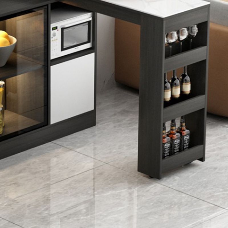 Modem & Contemporary Rectangle Wood Bar Height Pub Table for Living Room Clearhalo 'Bar Furniture' 'Bar Tables' 'bar_tables' 'furn' 'furn_bar_tables' 'Furniture' 'Kitchen & Dining Furniture' 1200x1200_3fb0a503-f7e6-4810-b7e8-8fe972555dfe