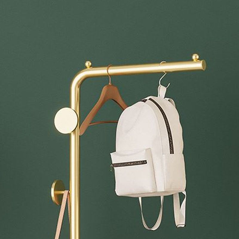 Modern Metal Entry Hall Tree Changs Racks con ganchos de abrigo