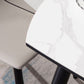 Modern Style Sintered Stone Dining Table White Round Drop-Leaf Table with 4 Legs Clearhalo ' dining_table' 'Dining Tables & Seating' 'Dining Tables' 'furn' 'furn_dining_table' 'Furniture' 'furniture_dining_table' 'Kitchen & Dining Furniture' 'kitchen&dining_furn' 'kitchen' 'kitchen_dining_table' 1200x1200_3fb17230-cd16-4cc0-a5f5-d43d266052c1