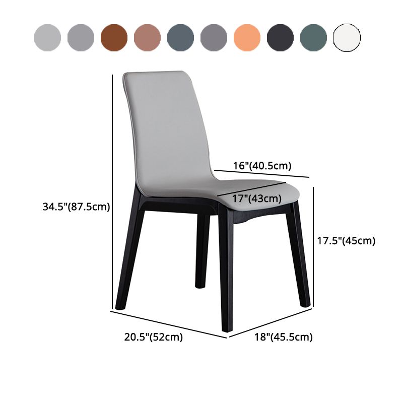 Upholstered Industrial Home Side Chair Parsons Matte Finish Dining Chair (Set of 2) Clearhalo ' kitchen&dining_furn' 'Dining Chairs' 'Dining Tables & Seating' 'dining_chair' 'furn' 'furn_dining_chair' 'Furniture' 'furniture_dining_chair' 'Kitchen & Dining Furniture' 'kitchen' 1200x1200_3fb2140a-9969-48dc-ba6b-1ce73ce418bb
