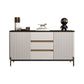 Sideboard da pranzo a 2 porte in stile glam con cassetti per soggiorno