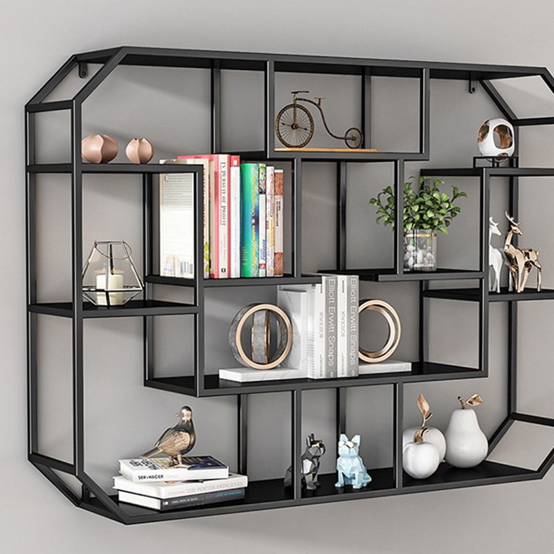 7.1" W Wall Unit Book Shelf Metal Open Shelf Bookcase for Home Clearhalo 'Bookcases' 'furn' 'furn_bookcases' 'Furniture' 'Office Furniture' 1200x1200_3fb44e88-4224-4519-9ccf-e937ed274e84