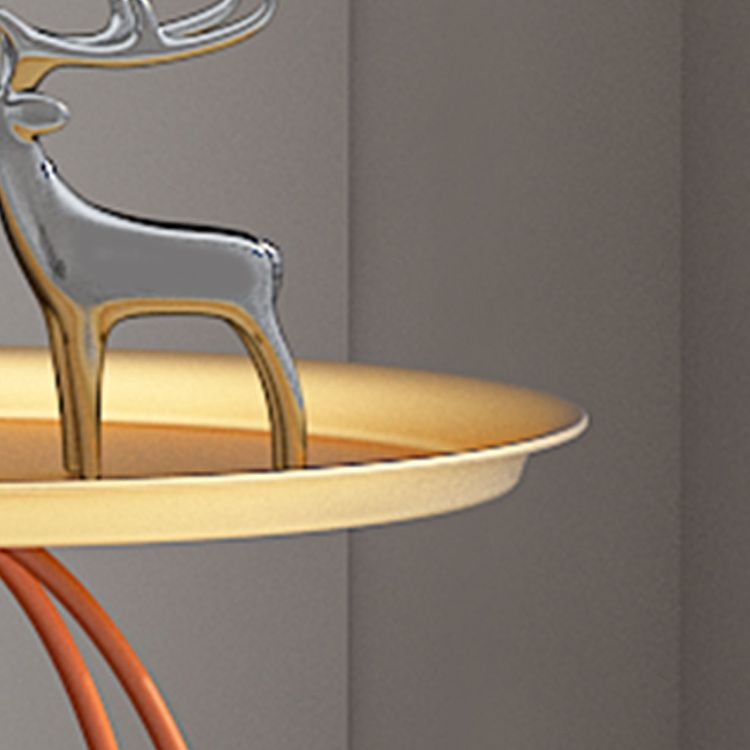 Mid-Century Modern Pedestal Coffee Table Iron Coffee Cocktail Table for Home Clearhalo 'Coffee & Accent Tables' 'Coffee Tables' 'coffee_tables' 'furn' 'furn_coffee_tables' 'Furniture' 'Living Room Furniture' 1200x1200_3fb57fcb-7945-44a5-b662-21caa6152dc7