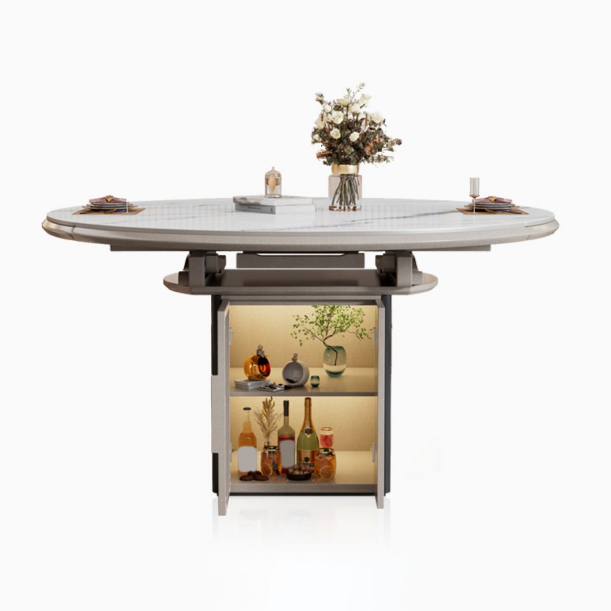 1/7 Stück zeitgenössischer Esszimmermöbel Set für Zuhause