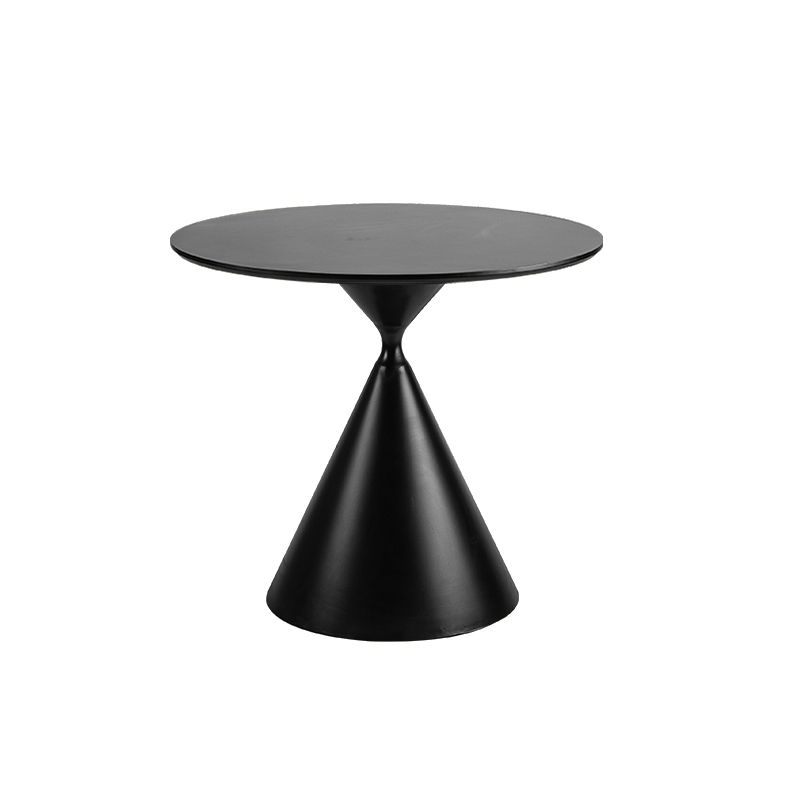 Modernistic Frosted Pedestal End Table Round Wood Side End Table Clearhalo 'Coffee & Accent Tables' 'End & Side Tables' 'end_side_tables' 'furn' 'furn_end_side_tables' 'Furniture' 'Living Room Furniture' 1200x1200_3fc2f7f2-7388-4273-8756-c6cc4332b698