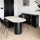 Modern Style Sintered Stone Dining Table White Oval Table with Double Pedestal Base Clearhalo ' dining_table' 'Dining Tables & Seating' 'Dining Tables' 'furn' 'furn_dining_table' 'Furniture' 'furniture_dining_table' 'Kitchen & Dining Furniture' 'kitchen&dining_furn' 'kitchen' 'kitchen_dining_table' 1200x1200_3fc2fc87-3280-46cc-84b2-5b5f756a2ec1