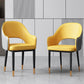 Glam Style Arm Chair Leather Open Back Dining Chair (Set of 2) Clearhalo 'Dining Chairs' 'Dining Tables & Seating' 'dining_chair' 'furn' 'furn_dining_chair' 'Furniture' 'furniture_dining_chair' 'Kitchen & Dining Furniture' 1200x1200_3fc3152d-9e24-45c1-be21-24288c4f4ffa