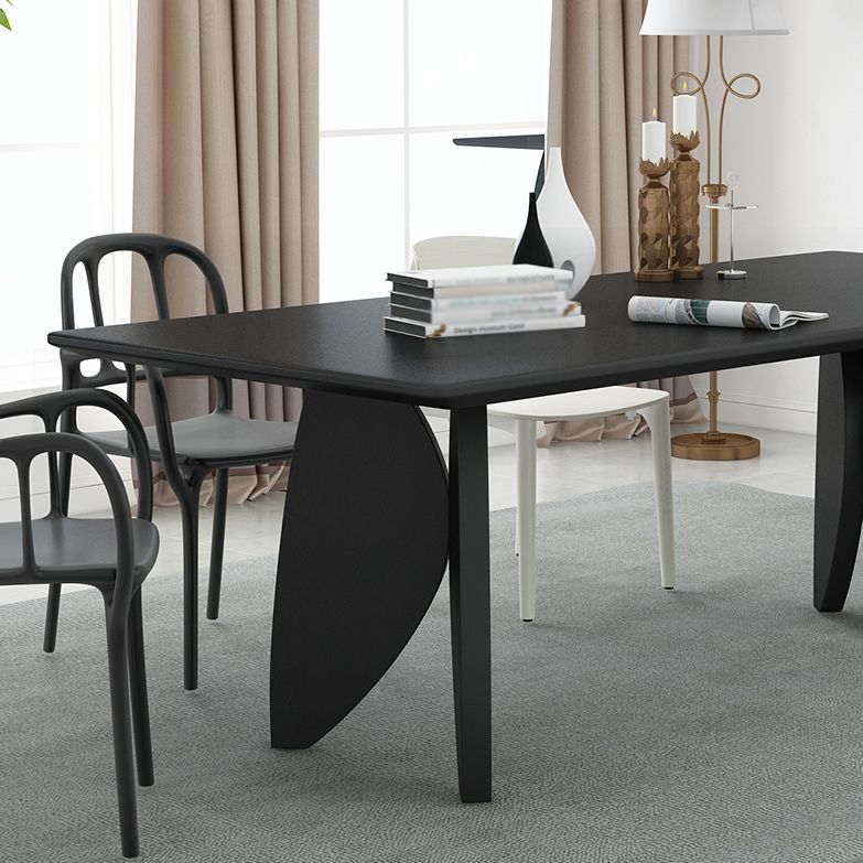 Solid Wood Meeting Table Home Office Curved Modern Work Desk Clearhalo 'furn' 'furn_office_desk' 'Furniture' 'furniture_office_desk' 'Office Desks' 'Office Furniture' 'office_desk' 1200x1200_3fc3f8ff-e772-418f-b1c7-30edc98d3b3d