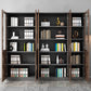 Hedendaagse ingenieur Wood Bookshelf Gesloten Back Case met deur voor thuiskantoor