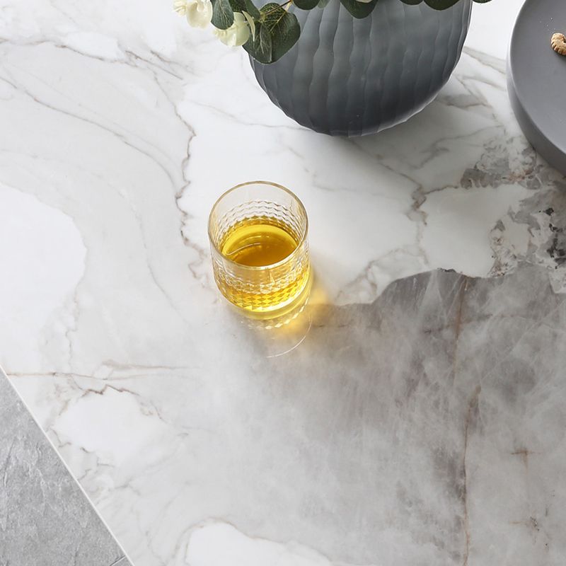 Modern 1/3/4/5/7 Pieces Dinette Set with White Sintered Stone Rectangle Dining Table Set Clearhalo 'Dining Room Sets' 'Dining Tables & Seating' 'dining_room_set' 'furn' 'furn_dining_room_set' 'Furniture' 'furniture_dining_room_set' 'Kitchen & Dining Furniture' 1200x1200_3fc7e70d-3524-484c-a64d-4cffc0622603