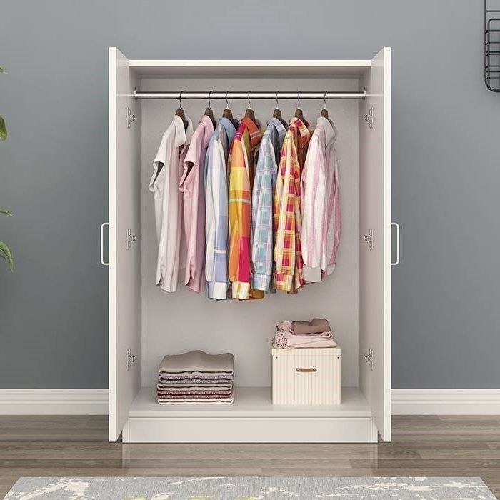 Contemporary Style Wood Wardrobe Soft Close Door Wardrobe Closet for Bedroom Clearhalo 'Armoires & Wardrobes' 'armoires_wardrobes' 'Bedroom Furniture' 'furn' 'furn_armoires_wardrobes' 'Furniture' 1200x1200_3fc941ac-817d-4aa7-b39a-abec31c8c20b