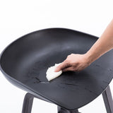 Tabouret de comptoir en bois massif moderne tabouret de bar sans bras basse avec repose-pieds