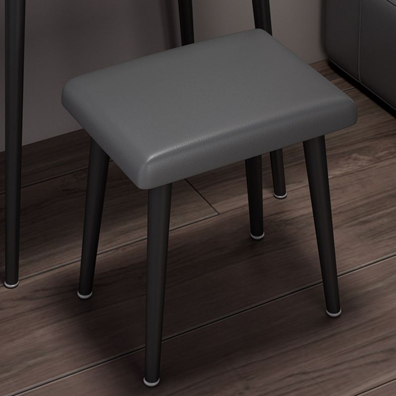 Tavolo da trucco con 1 cassetto e specchio da 17,12 "tavoli da vanità