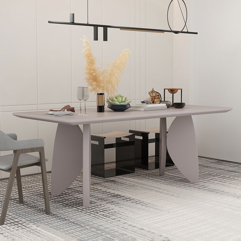 Modern Solid Wood Table for Restaurant Rectangle Dining Table with 4 Legs Clearhalo ' dining_table' 'Dining Tables & Seating' 'Dining Tables' 'furn' 'furn_dining_table' 'Furniture' 'furniture_dining_table' 'Kitchen & Dining Furniture' 'kitchen&dining_furn' 'kitchen' 'kitchen_dining_table' 1200x1200_3fcb625b-998c-4242-84ca-73955b0f43f0