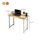 Rectangular Wood Office Desk Bedroom Writing Desk with Metal Legs Clearhalo 'furn' 'furn_office_desk' 'Furniture' 'Office Desks' 'Office Furniture' 'office_desk' 1200x1200_3fcbff2f-4fde-418a-893e-e3cd67badecc