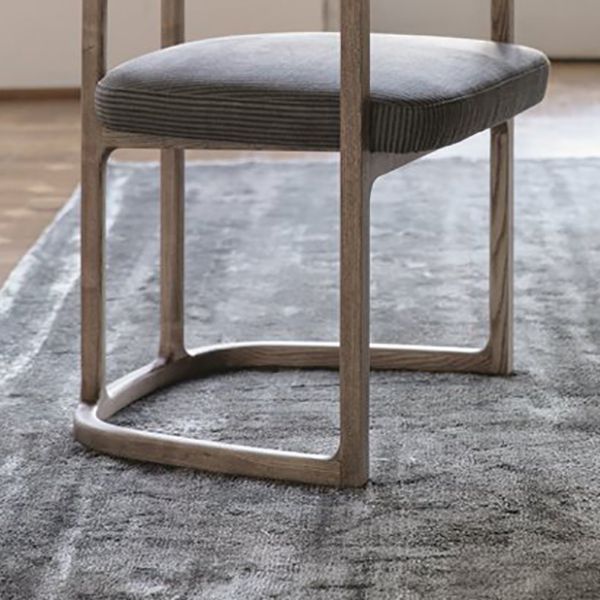 Noordse stijl armstoel massief hout open rug eetkamerstoelen voor eetkamer