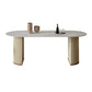 Minimalist White Standard Dining Table Oval Sintered Stone Dining Table for Kitchen Clearhalo ' dining_table' 'Dining Tables & Seating' 'Dining Tables' 'furn' 'furn_dining_table' 'Furniture' 'furniture_dining_table' 'Kitchen & Dining Furniture' 'kitchen&dining_furn' 'kitchen' 'kitchen_dining_table' 1200x1200_3fcd6679-9281-4619-b717-dffd2ff3fcfe