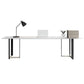 Home Office Sled Writing Desk Industrial Style Stone Writing Desk Clearhalo 'furn' 'furn_office_desk' 'Furniture' 'furniture_office_desk' 'Office Desks' 'Office Furniture' 'office_desk' 1200x1200_3fcdb0e0-b7d9-4047-a2d4-c6652b4a7d50
