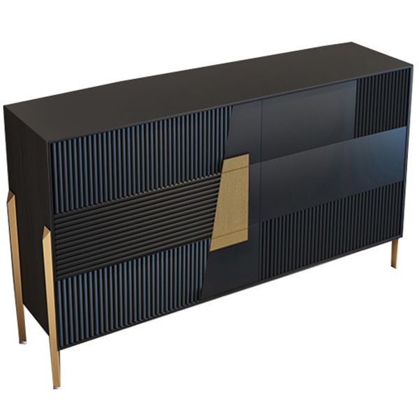 Servitore a buffet in legno moderno 35.4 "H Server a buffet sala da pranzo con cassetto