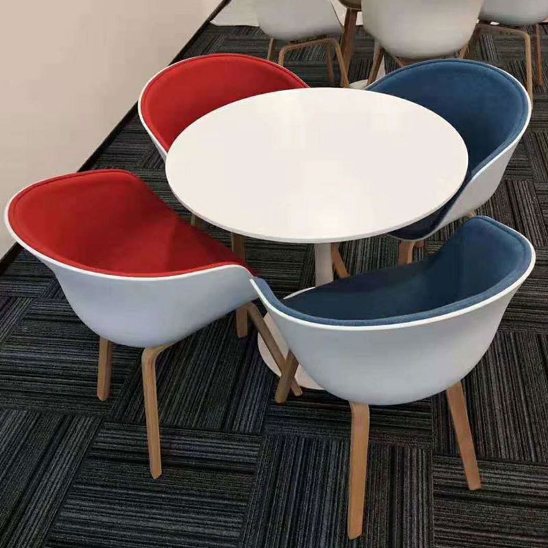 Simple MDF Round Shape Dining Tale Standard Kitchen Dining Table with Tulip Base Clearhalo ' dining_table' 'Dining Tables & Seating' 'Dining Tables' 'furn' 'furn_dining_table' 'Furniture' 'furniture_dining_table' 'Kitchen & Dining Furniture' 'kitchen&dining_furn' 'kitchen' 'kitchen_dining_table' 1200x1200_3fd3b627-6a8b-4576-b0b6-4fc470334310