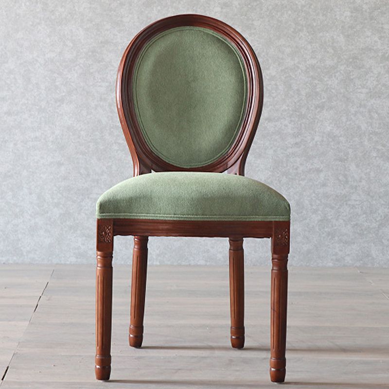 Country Style Dining Chair King Louis Back Side Chair with Wood Legs for Home Use Clearhalo ' kitchen&dining_furn' 'Dining Chairs' 'Dining Tables & Seating' 'dining_chair' 'furn' 'furn_dining_chair' 'Furniture' 'furniture_dining_chair' 'Kitchen & Dining Furniture' 'kitchen' 1200x1200_3fd99aad-d826-4f21-a84d-69c92cbaa7ff