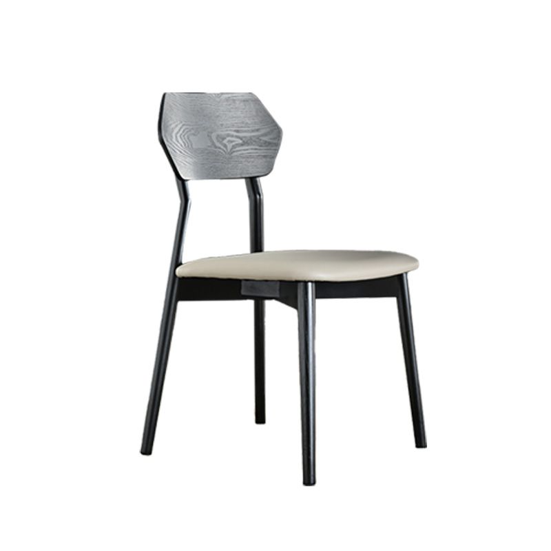 Open Back Side Chair Industrial Black Armless Dining Chairs for Home Clearhalo 'Dining Chairs' 'Dining Tables & Seating' 'dining_chair' 'furn' 'furn_dining_chair' 'Furniture' 'Kitchen & Dining Furniture' 1200x1200_3fda221f-8445-4c8c-aa99-61997c6bf0b3