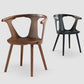 Traditional Style Dining Chairs Kitchen Armless Dining Chair with Wooden Legs