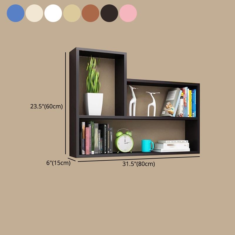 Wall Mounted Bookshelf Scandinavian Style Bookcase for Study Room and Office Clearhalo 'Bookcases' 'furn' 'furn_bookcases' 'Furniture' 'furniture_bookcases' 'Office Furniture' 1200x1200_3fde285b-d0f9-4f8a-862b-79b27c9eaaa5