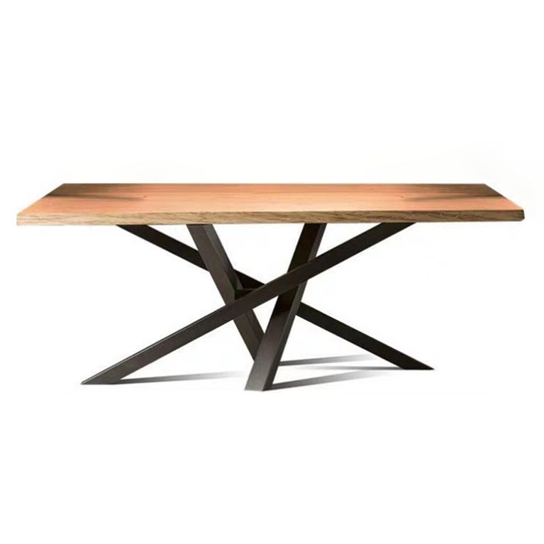 Solid Wood Brown Tone Dining Table Industrial 4 Legs Table for Dining Room Clearhalo ' dining_table' 'Dining Tables & Seating' 'Dining Tables' 'furn' 'furn_dining_table' 'Furniture' 'furniture_dining_table' 'Kitchen & Dining Furniture' 'kitchen&dining_furn' 'kitchen' 'kitchen_dining_table' 1200x1200_3fe0b863-2f0e-41e1-b20c-50dfcfe90a5e