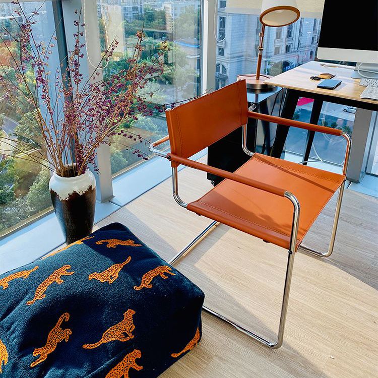 Armless Faux Leder Task Stuhl Modern Home Office Stuhl Keine Räder