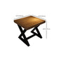 Industrial Wood Dining Table for Restaurant Square Table with Trestle Base Clearhalo 'Dining Tables & Seating' 'Dining Tables' 'dining_table' 'furn' 'furn_dining_table' 'Furniture' 'Kitchen & Dining Furniture' 1200x1200_3fe0fe7e-1754-41c8-96a7-92cc683ced2f