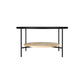 Glass Top 4 Legs Coffee Table Modern Round Cocktail Table in Black/Gold Clearhalo 'Coffee & Accent Tables' 'Coffee Tables' 'coffee_tables' 'furn' 'furn_coffee_tables' 'Furniture' 'Living Room Furniture' 1200x1200_3fe127ca-b54e-45d8-98f7-cbf1c25f8a92