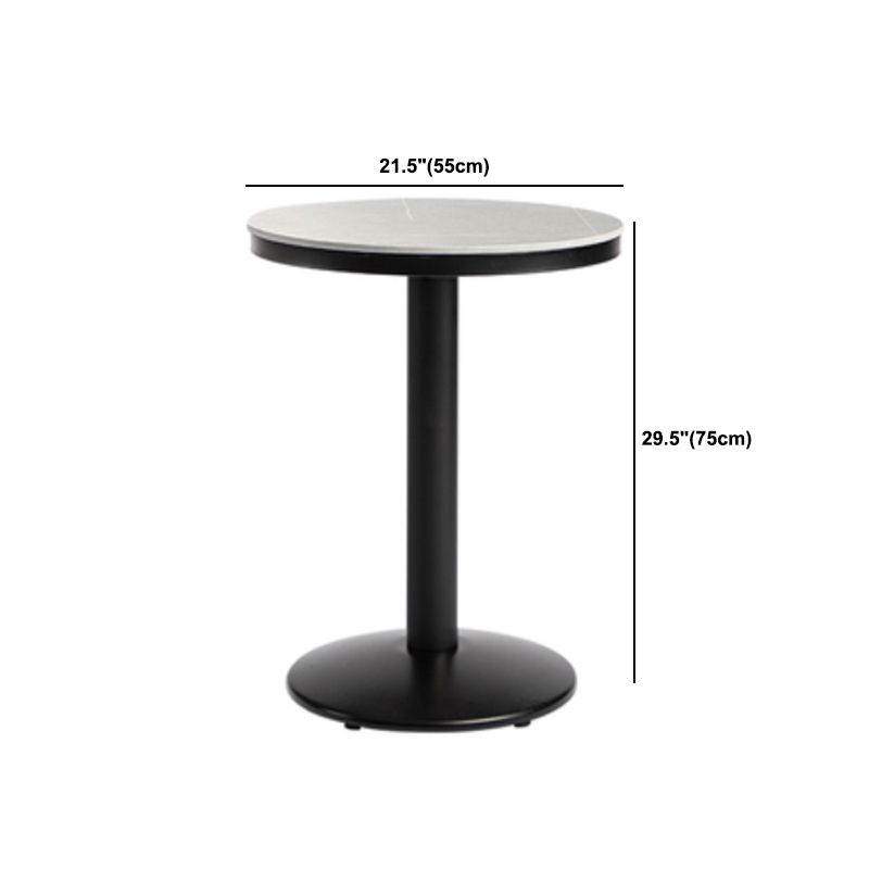 1/3 Pieces Industrial Iron Bar Table Set Round Bistro Set with Grey Faux Marble Top Clearhalo 'Bar Furniture' 'furn' 'furn_home_bar_bar_sets' 'Furniture' 'Home Bars & Bar Sets' 'home_bar_bar_sets' 'Kitchen & Dining Furniture' 1200x1200_3fe1c874-e440-4da7-8f1e-3fb2b092e205