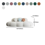 Contemporary Curved Sofa Tight Back Sofa for Living Room, Apartment