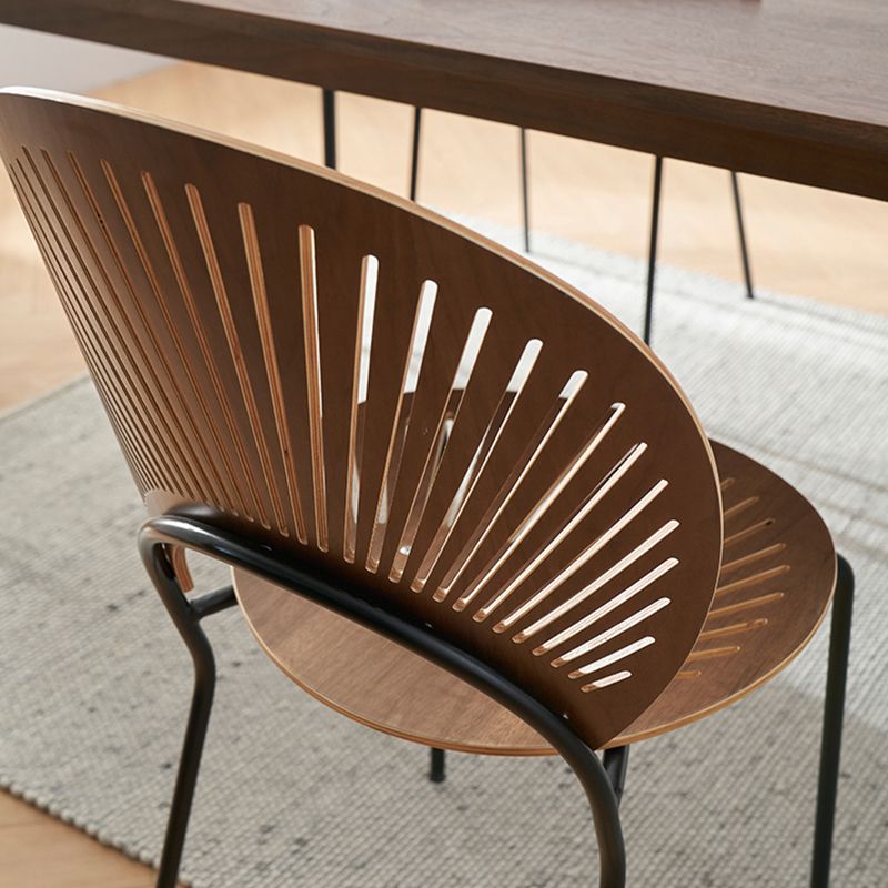 Industrial Style Wood Dining Side Chair Open Back Dining Side Chair Clearhalo 'Dining Chairs' 'Dining Tables & Seating' 'dining_chair' 'furn' 'furn_dining_chair' 'Furniture' 'furniture_dining_chair' 'Kitchen & Dining Furniture' 1200x1200_3fe6d1fa-9b1a-48c9-ae75-381c237c6058