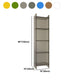 Acrylic Vertical Standard Bookshelf Glam Closed Back Bookshelf Clearhalo 'Bookcases' 'furn' 'furn_bookcases' 'Furniture' 'furniture_bookcases' 'kitchen' 'kitchen_bookcases' 'Living Room Furniture' 'Office Furniture' 1200x1200_3fe87374-67d8-429d-b730-6905c807d5a5
