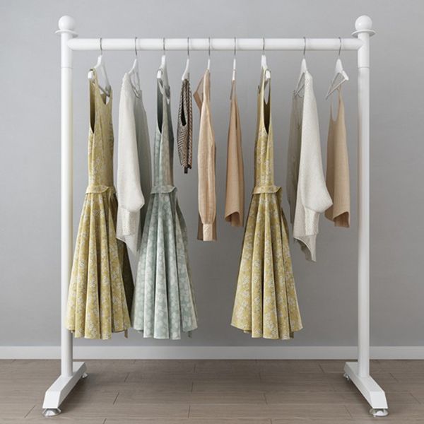 Albero di sala moderna in metallo incorniciato con binario appeso bianco ingressista