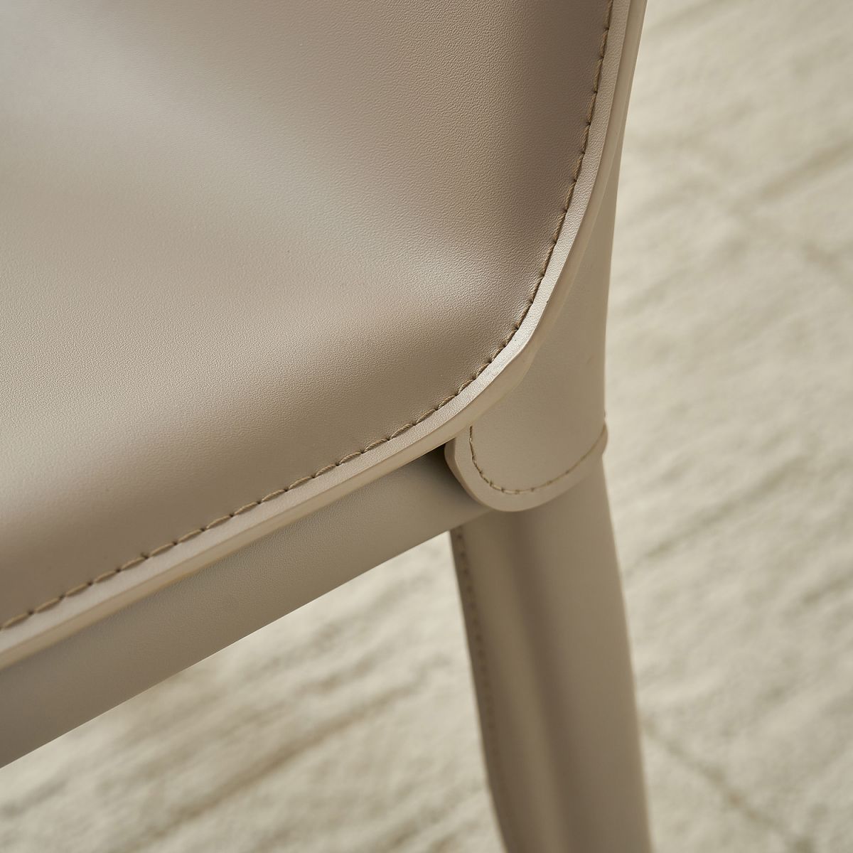 Silla de comedor tapizada silla de acento de comedor contemporáneo