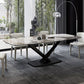 Metal Contemporary Rectangular Dining Table Sintered Stone Dining Table for Dining Room Clearhalo ' dining_table' 'Dining Tables & Seating' 'Dining Tables' 'furn' 'furn_dining_table' 'Furniture' 'furniture_dining_table' 'Kitchen & Dining Furniture' 'kitchen&dining_furn' 'kitchen' 'kitchen_dining_table' 1200x1200_3feace42-1774-4dda-8443-7e74699f0dab