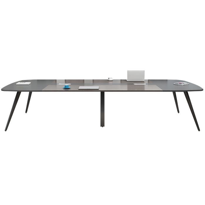 Modern Style Curved Desk Home Office Artificial Wood Writing Desk Clearhalo 'furn' 'furn_office_desk' 'Furniture' 'Office Desks' 'Office Furniture' 'office_desk' 1200x1200_3febfbe5-62b0-4918-8026-10d953805e60