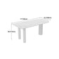 Modern Simple Stone Table for Restaurant Oval Table with White Legs Clearhalo 'Dining Tables & Seating' 'Dining Tables' 'dining_table' 'furn' 'furn_dining_table' 'Furniture' 'Kitchen & Dining Furniture' 1200x1200_3feedc53-c9b1-4ca7-ad77-07323a60d72d