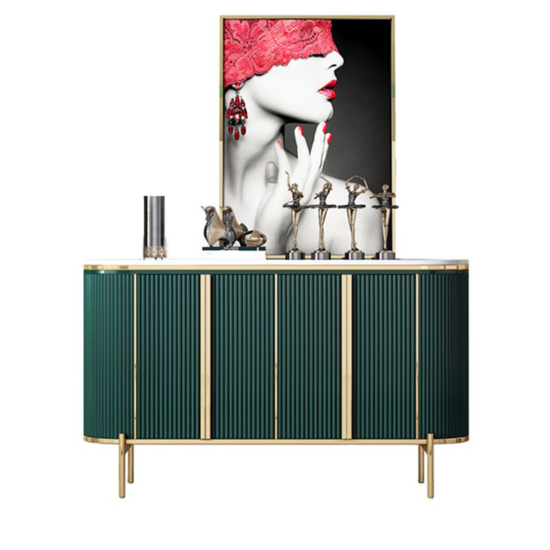 Glam Style Door Sideboard Stone Top Sideboard for Living Room Clearhalo 'buffet_sideboard' 'Buffets & Sideboards' 'furn' 'furn_buffet_sideboard' 'Furniture' 'Kitchen & Dining Furniture' 1200x1200_3feeee9b-f00f-4d33-98c3-475424390350