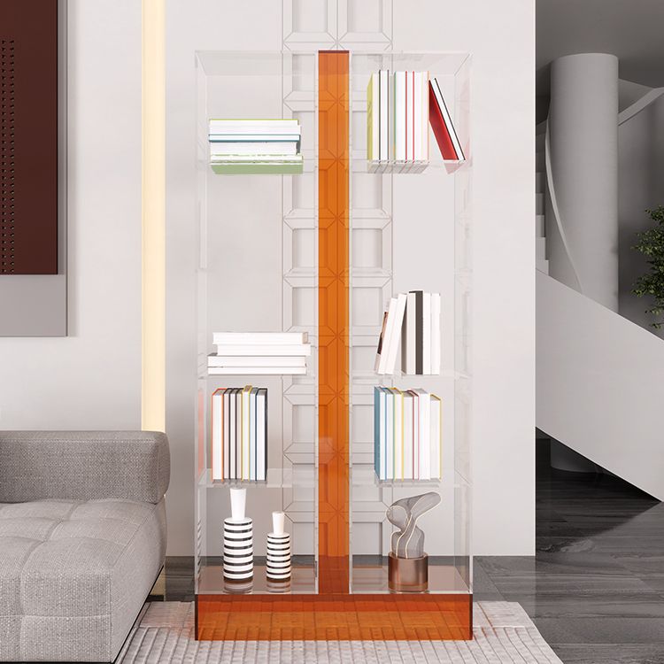 Moderne stijl Open Back boekenplank Acryl BOEKAST VOOR STUDIEKAMER