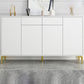 Glam Style Sideboard White Wooden Buffet Stand for Dining Room Clearhalo 'buffet_sideboard' 'Buffets & Sideboards' 'furn' 'furn_buffet_sideboard' 'Furniture' 'Kitchen & Dining Furniture' 1200x1200_3ff60db3-50a8-4b1c-a18a-5dae6de6f62d