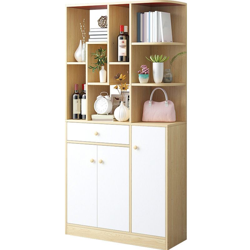 Modern Standard Shelf 11.81-inch Wide Floor Open Bookcase for Living Room